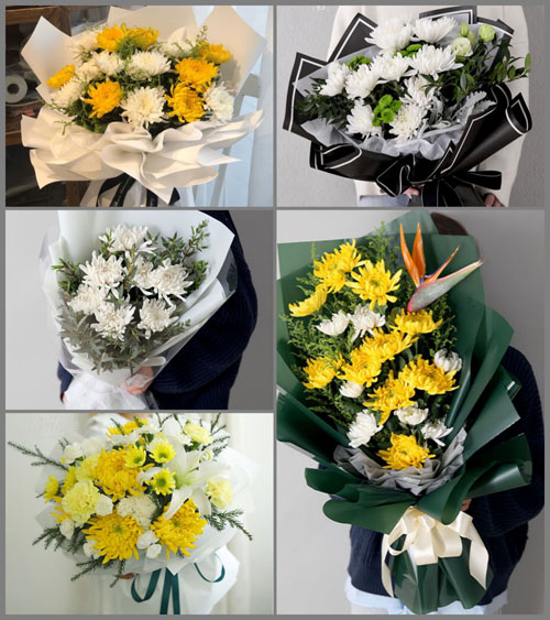 贵州毕节市织金县中寨镇白事花束代送